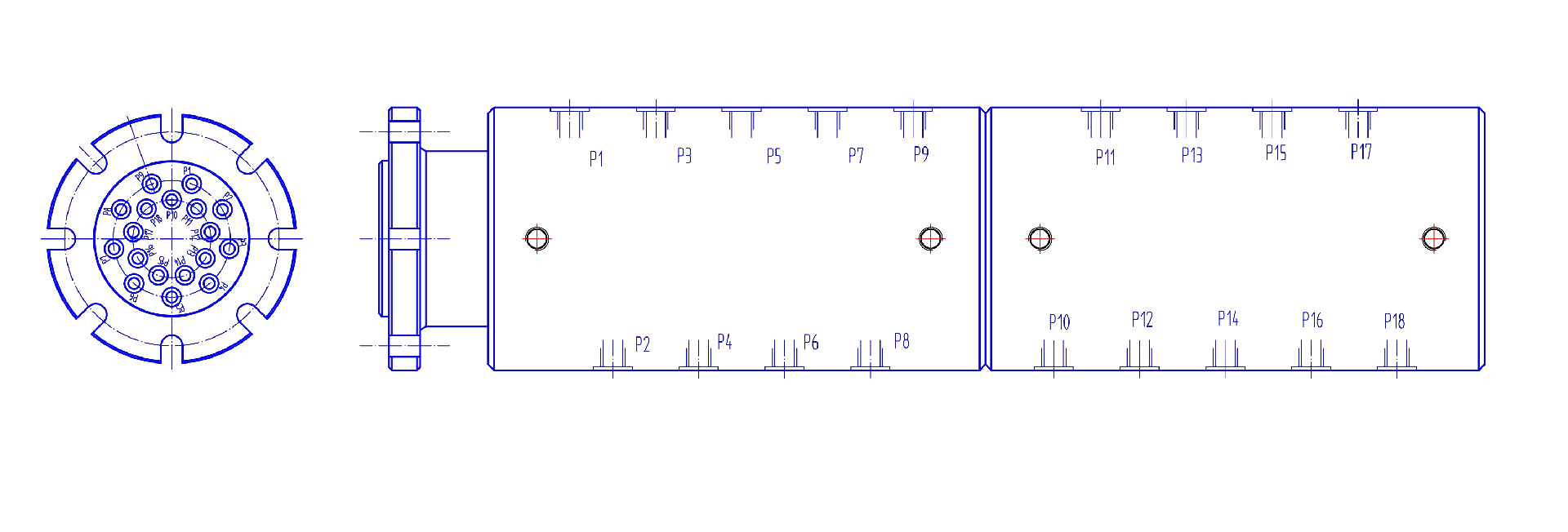 Gas/liquid/water multi-channel rotating water jacket